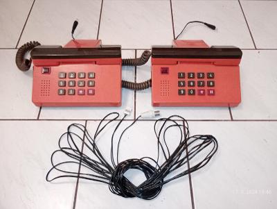 TESLA dětské telefony (2ks), nefunkční