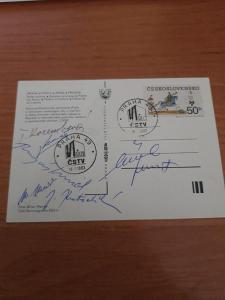 Autogramy - Jarmila Kratochvílová, Táňa Kocembová, Imrich Bugár