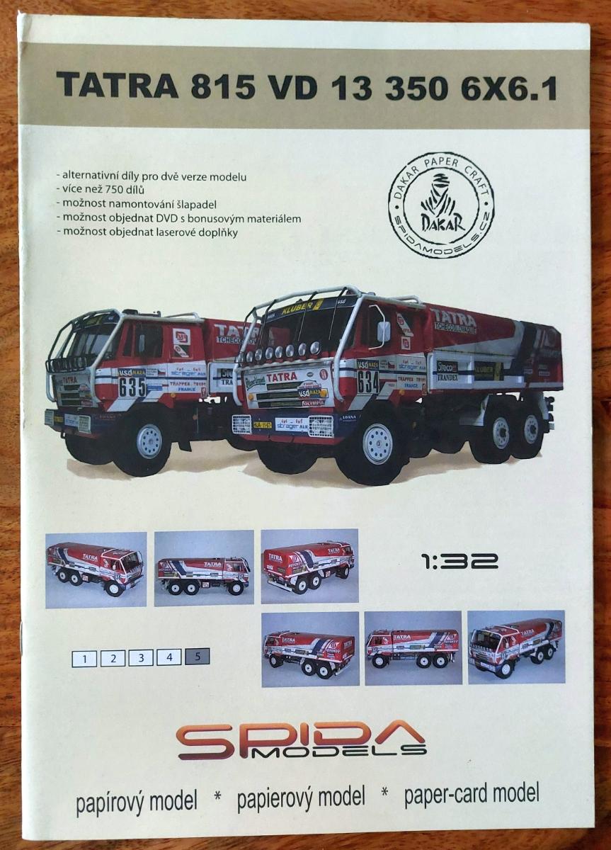 Tatra 815 VD 13 360 6x6.1 Dakar 1986 - Modelárstvo