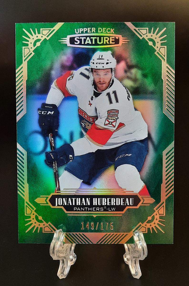 JONATHAN HUBERDEAU - 2020/21 STATURE GREEN /175 ! - Hokejové karty