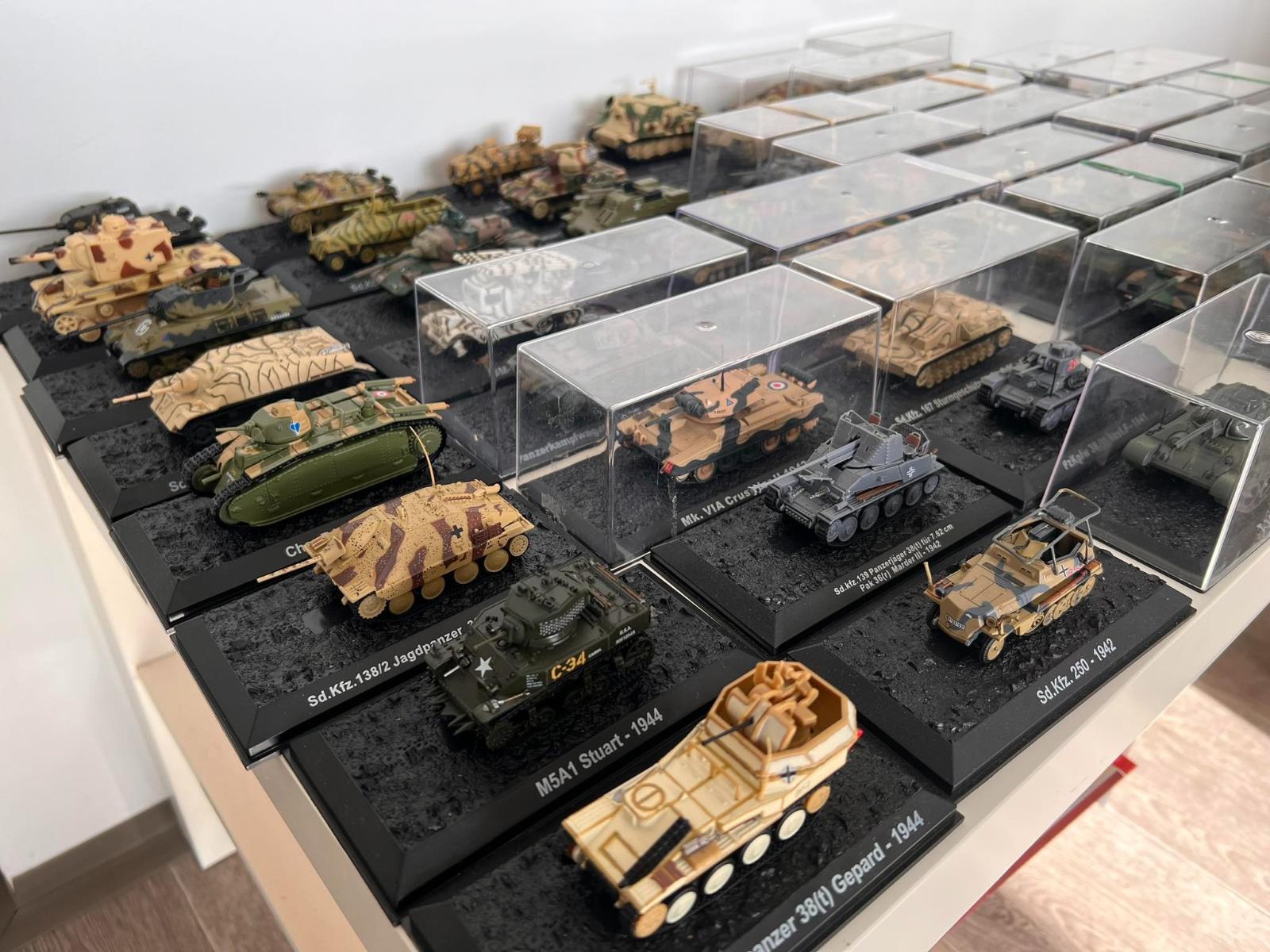 Zbierka modelov tankov 1:72 - Modelárstvo