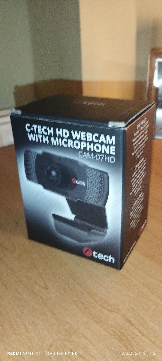 Webkamera C-Tech HD - Počítače a hry