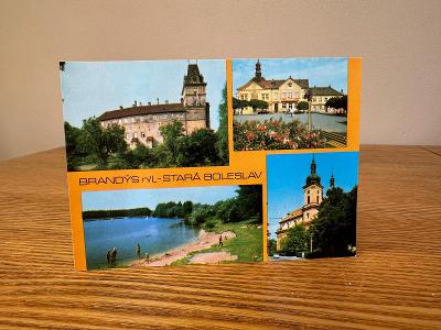 stará pohlednice - BRANDÝS NAD LABEM - STARÁ BOLESLAV 