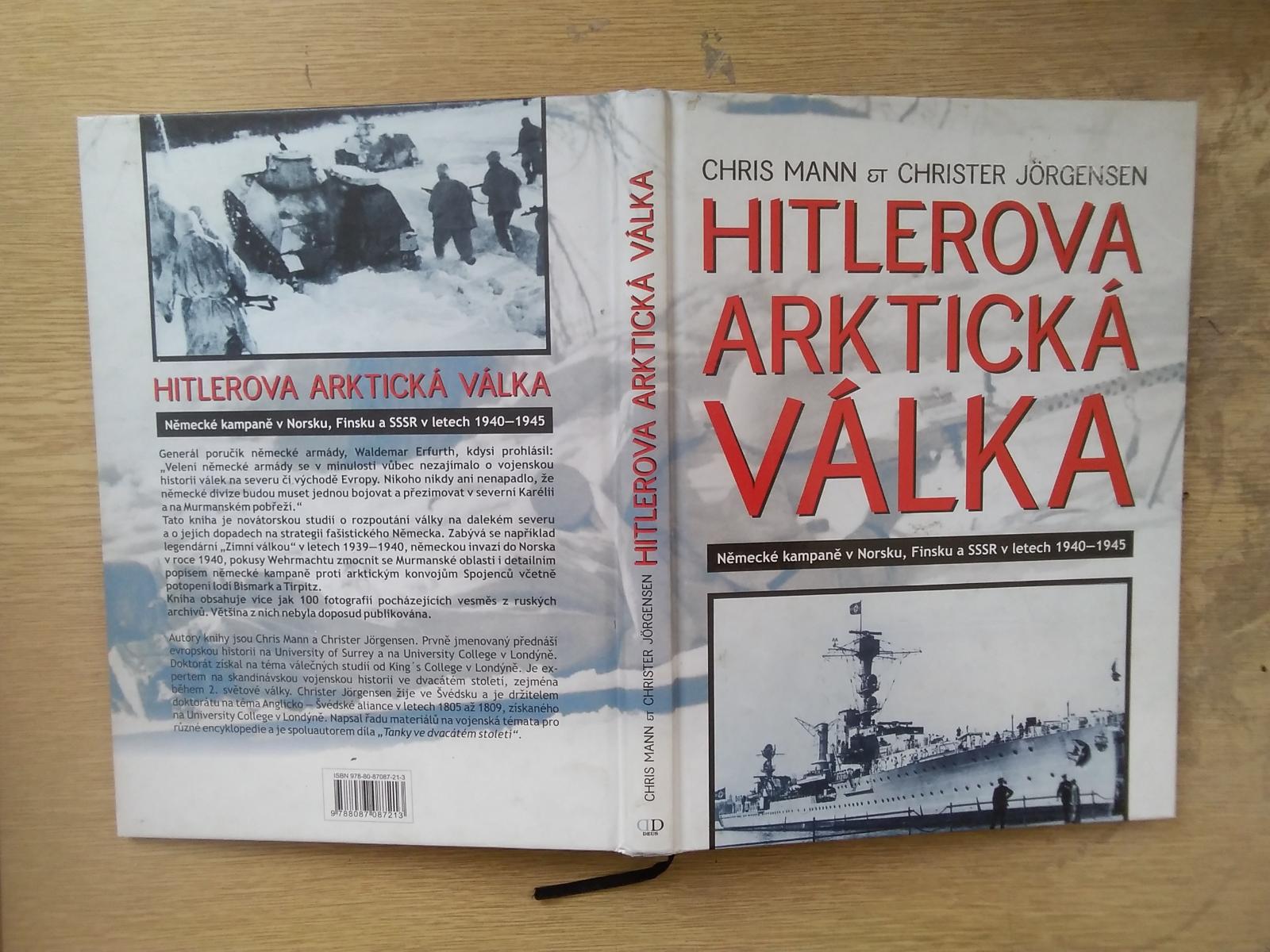 Kniha Hitlerova arktická vojna, Ch. Mann, 26,5x20cm(0782) - Knihy