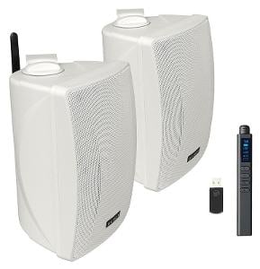 Aktivní reproduktory s bezdrátovým mikrofonem a Bluetooth Dexon