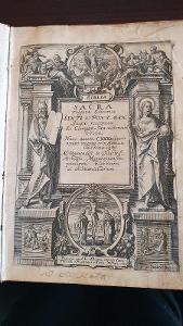 Biblia SACRA - latinská bible z roku 1609