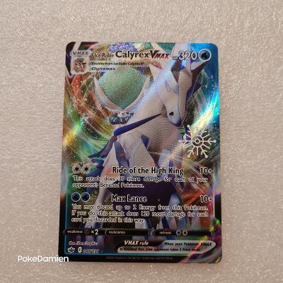 Pokémon karta vzácný Ice Rider Calyrex 046/198 Snow flakes