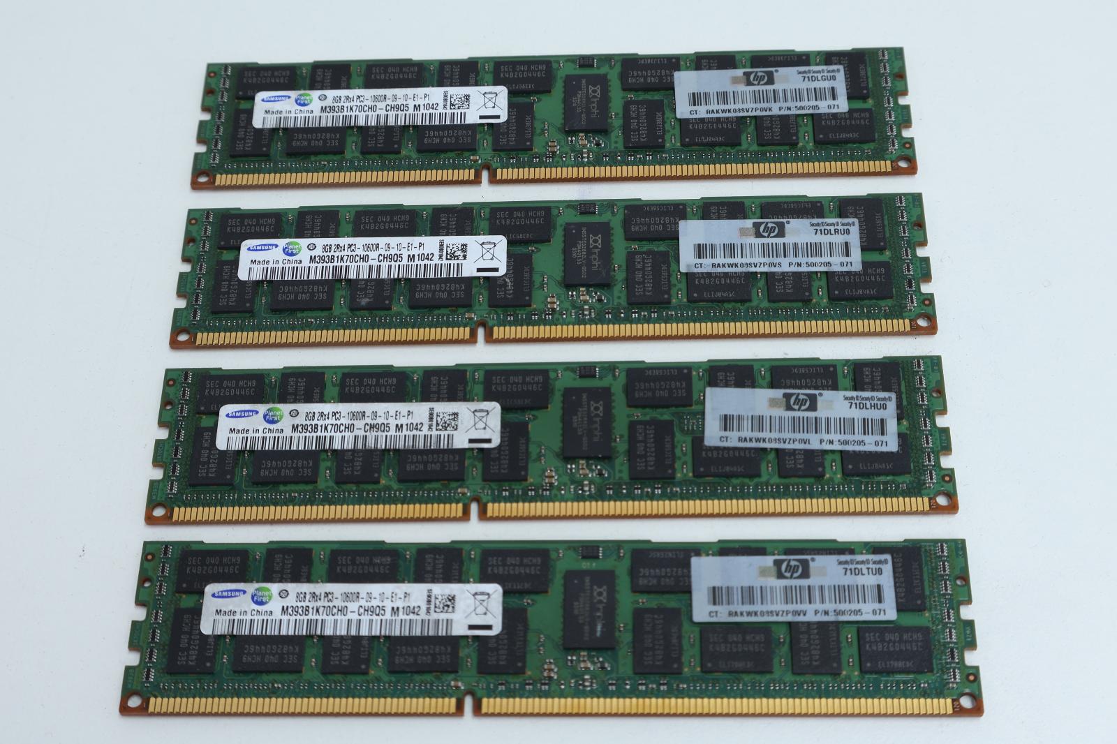 32GB (4x8GB) DDR3 RAM ECC, Záruka 12M, Faktura [I630] - Počítače a hry