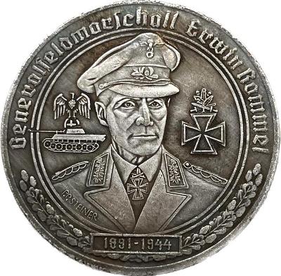 "Medaile za vynikající službu - Generálmajor Rommel - P.P Steiner