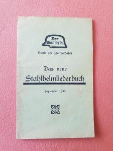 Nový zpěvník DER STAHLHELM - Das neue Stahlhelmliederbuch, 1933