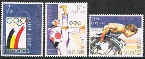 Belgie 2000 Známky 2959-2961 ** sport Olympiáda olympijské hry 