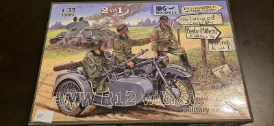 BMW R12 with sidecar Military - IBG35002 - 1/35