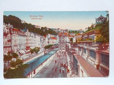 Karlovy Vary - Křížová ulice 1921