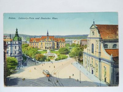 Brno - Brünn - tramvaj - polní pošta 1915
