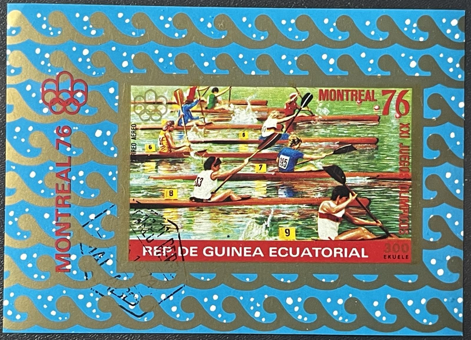 Rovníková Guinea 1974 - razená, pôvodný lep - Filatelia