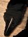 Pravý retro vintage kožušinový golier z čiernej líšky - Dámske oblečenie