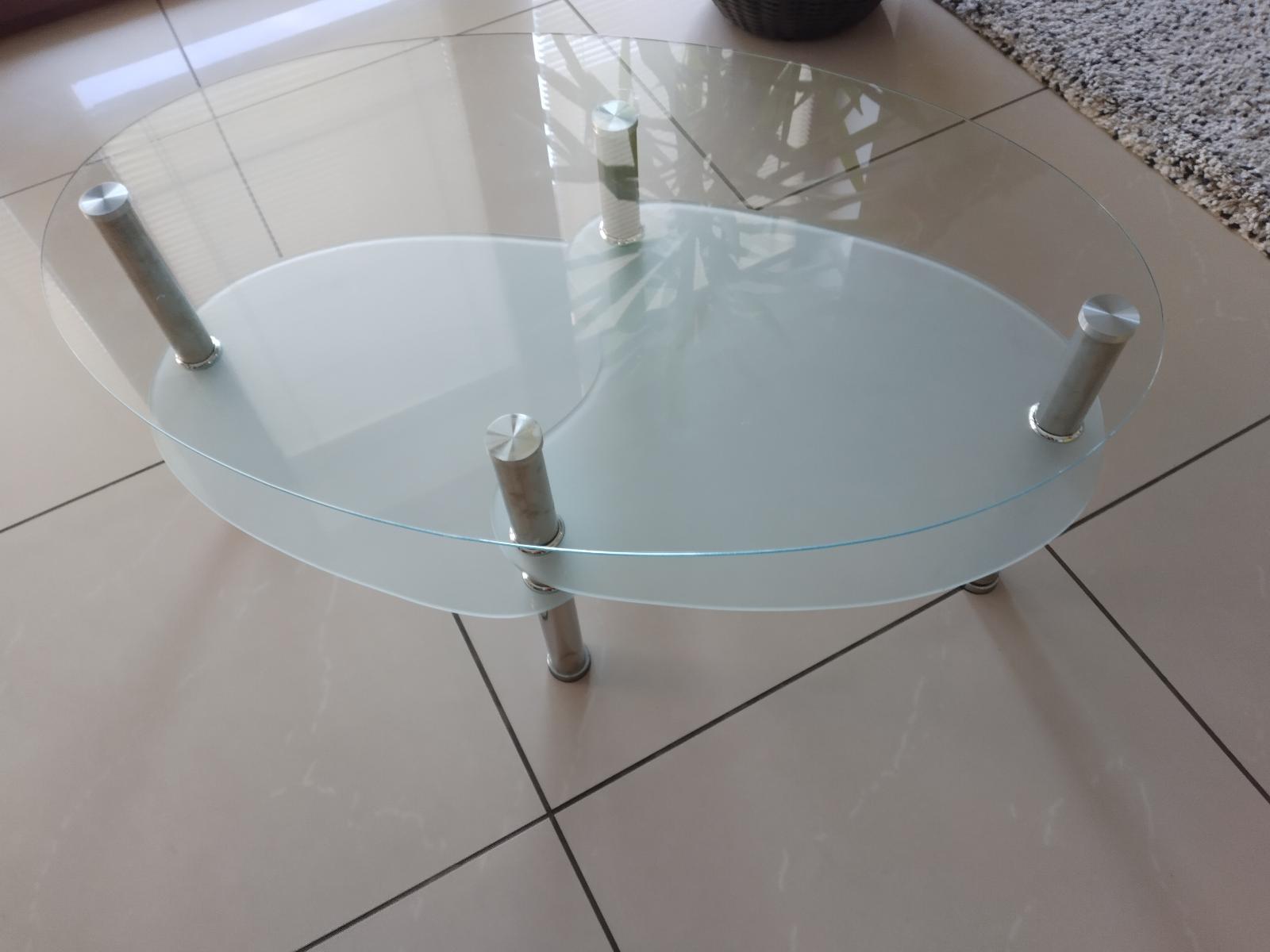 Konferenčný stolík sklenený - Nábytok