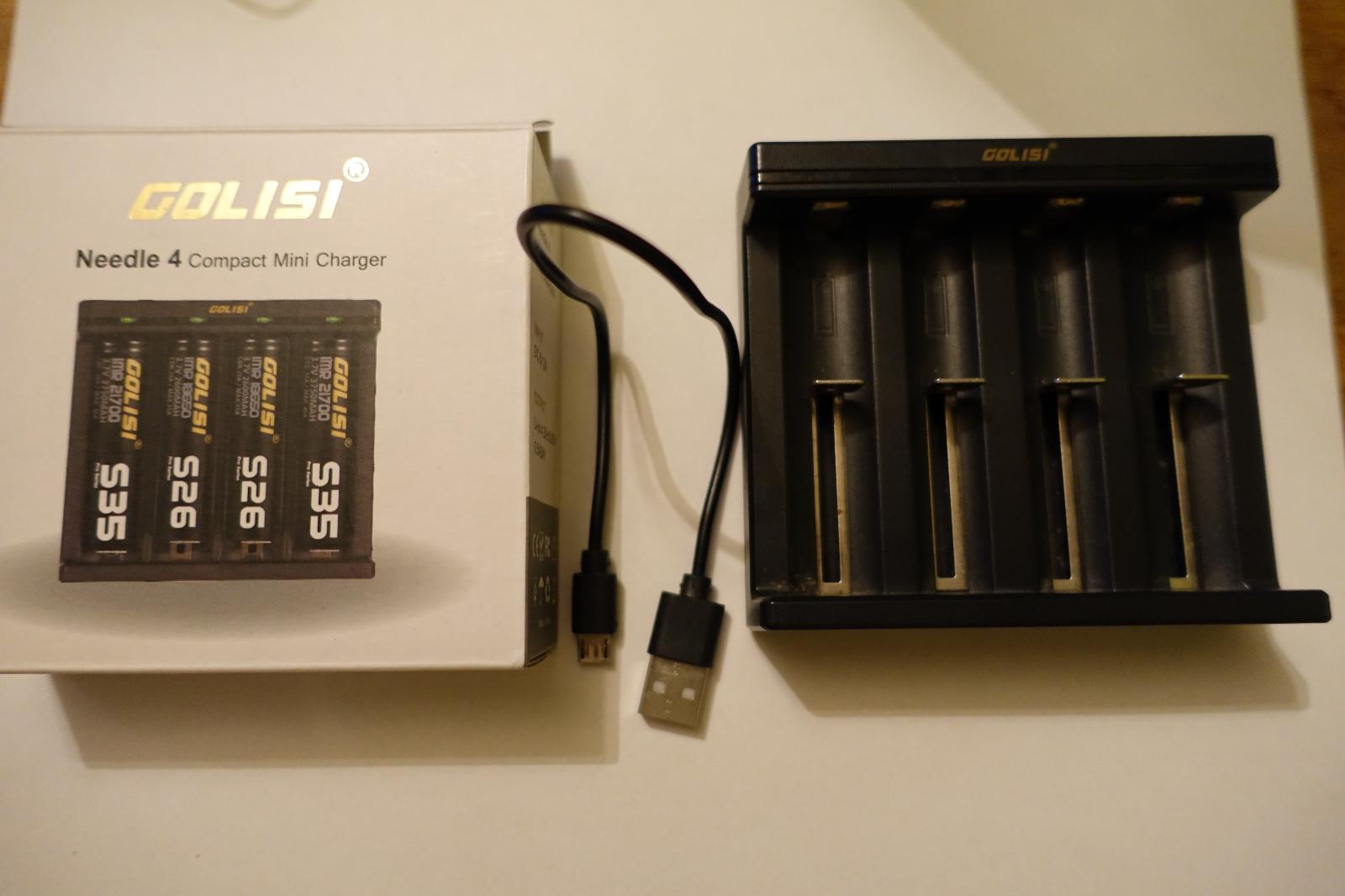 Nabíjačka na batérie + 6 kusov batérií 18650 - Elektro