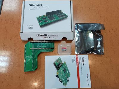 PiStorm pro Amigu 500 + relocator + předinstalovaná microSD karta 32GB