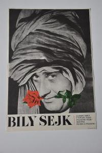 Filmový plakát - Bílý šejk - Vaca Karel - 1970