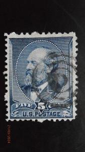 ZNÁMKY - USA - 1888 - 5c. - SCOTT 216.  15$.