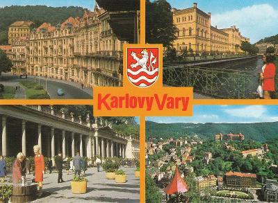 Karlovy Vary - okénkový - se znakem 