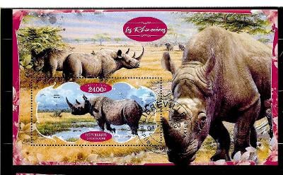 Gabon 2020 - nosorožec dvourohý