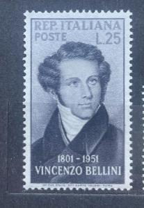 Itálie 1952 Mi.856 150.výročí narození Vincenzo Bellini**