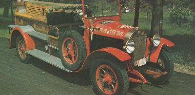 Hasičské auto - Laurin a Klement - 1916