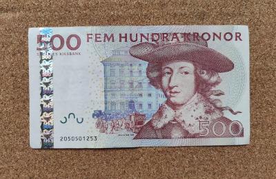 Švédsko 500 kronor 2012