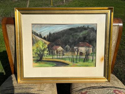 Galerijní Bedřich Horálek - Mlýn v Prokopském údolí 