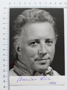 Stanislav Fišer originální podpis na fotografii 1984