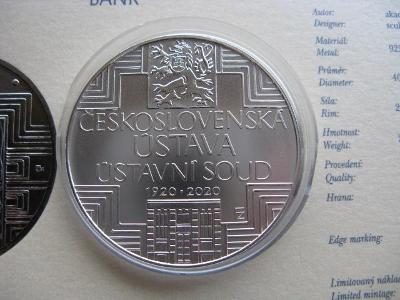 500 Kč  Ústavní soud Československé republiky  2020 BK , od 1 koruny.