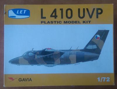 Let L-410UVP, GAVIA, 1/72 + opravný set AZ model (příď a "skla")