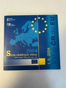 Sada oběžných mincí 2004 - Česká Mincovna, a.s. - Vstup ČR do EU