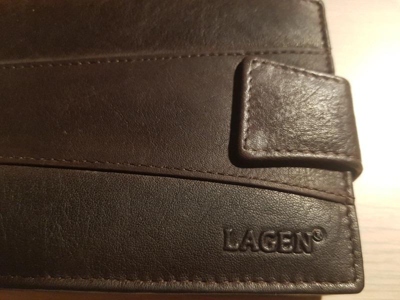 @ Pánska kožená peňaženka zn. Lagen, 100% koža čierna - Módne doplnky