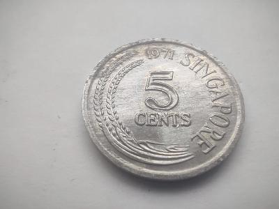 5 cents 1971(FAO) Singapore