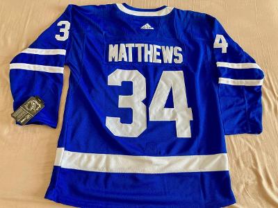 Hokejový dres Auston Matthews 34 Toronto Maple Leafs velikost 54