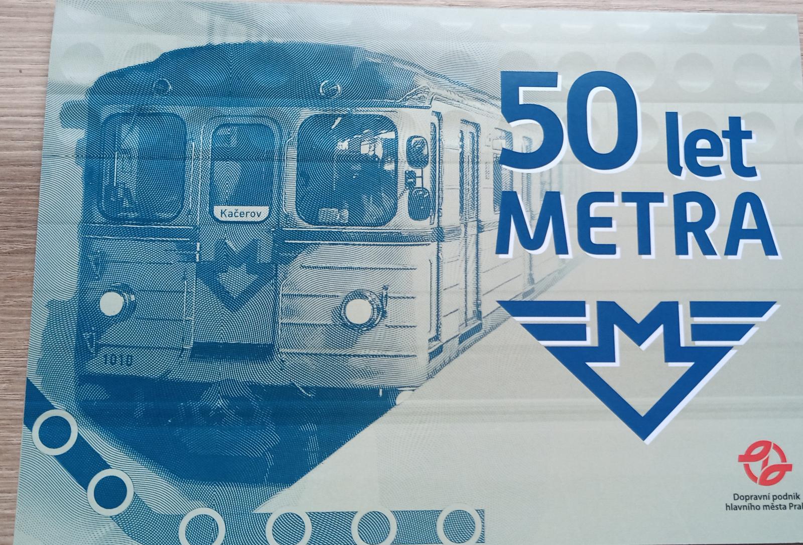 0 Euro Souvenir 50 rokov Metra folder len 400 ks !! - Zberateľstvo