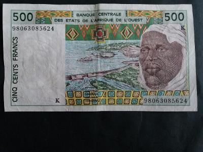 500 FRANCS - ZÁPADOAFRICKÉ STÁTY K - SENEGAL 1998 - Afrika