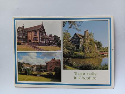Tudor Halls in Cheshire - pohľadnice VF