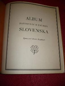 album Slovesko (Slovenský štát) v pérových deskách,rozpracovaná sbírka