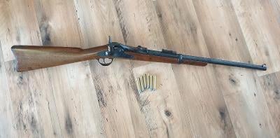 Historická puška Springfield Trapdoor cal.45-70 carbine Nádherný stav