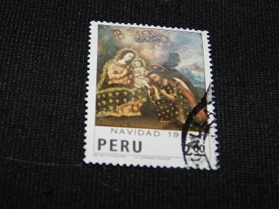 Jednotlivé známky - Umění - Peru