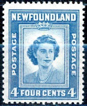 NEWFOUNDLAND - britská kolonie - 1947 - 21. nar. princezny Alžběty