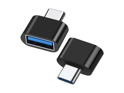 💾🔗 Nový Černý USB ADAPTÉR - spojení USB-C a USB-A FEMALE🔗📱