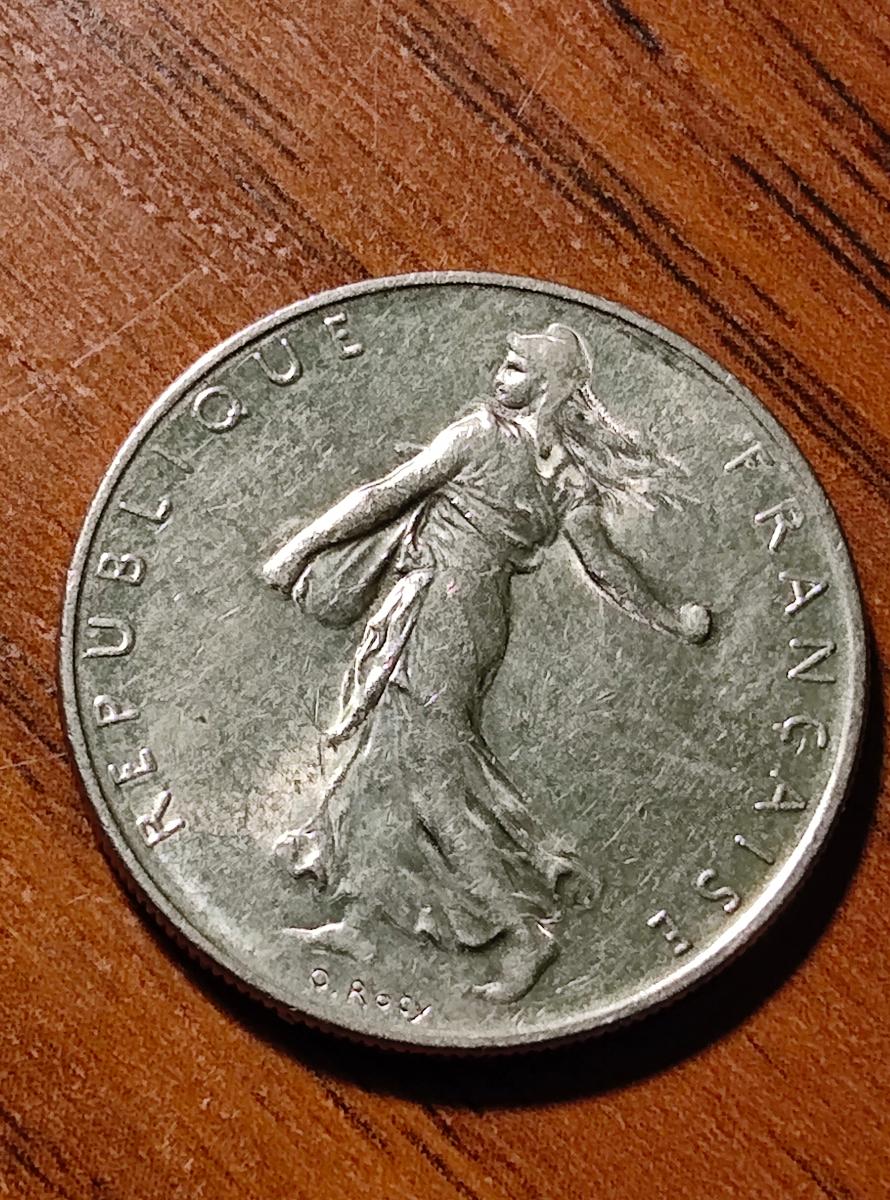 mince Francúzsko 1 frank 1999 - Numizmatika