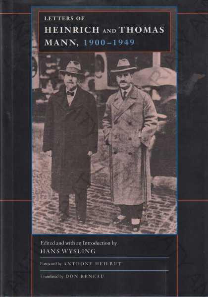 Letters of Heinrich a Thomas Mann 1998 - Knihy a časopisy