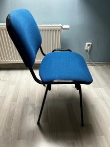 Židle konferenční (do sebe štosovací) 1 až 6 ks - modrá