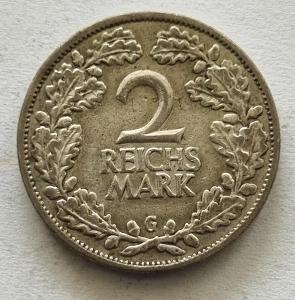 Stříbrná 2 Marka 1926 G.